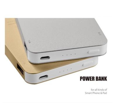 China Rechargeable External Battery Power Bank / Pocket , Aluminum Alloy slim dual power bank travel for sale