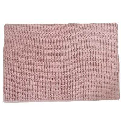 China Durable Non Slip Luxury Chenille Bath Covers Ultra Soft Absorbent Washable Quick Dry Mats For Bath Room for sale