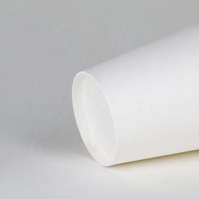 China Disposable 16oz 450ml Coffee To Go Paper Cup White Insulated Paper Hot Cups Single Wall Paper Cup for sale