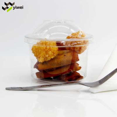 China 32oz-117 Single Wall Disposable Grocery Pet Cup For Food Container for sale