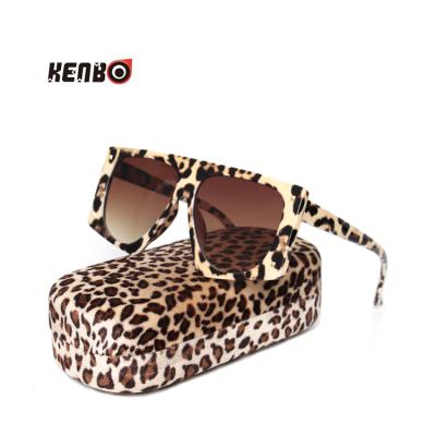 China Wholesale 2020 Ladies Sun Glasses Leopard Women Sunglasses Kenbo Eyewear Designer Oversized Fashion Sun Glasses for sale