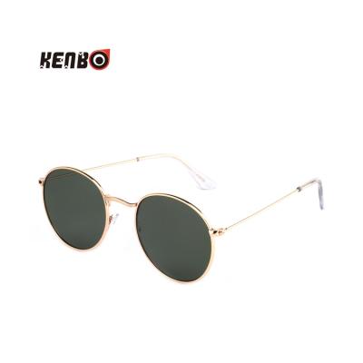 China Retro Fashion Sunglasses Kenbo Eyewear Fashion Classic RoundSunglasses With Metal Frame for sale