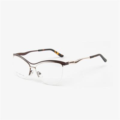 China For Kenbo Eyewear Half Frame Optical Glasses Reading Glass Fashion Styles Cat Eye Optical Frames Glasses 2021 for sale