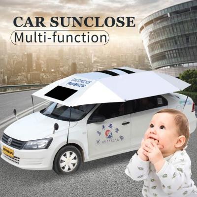 China Special Customized High Quality Car Roof Umbrella Car Shade Canopy Multifunctional Umbrella for sale