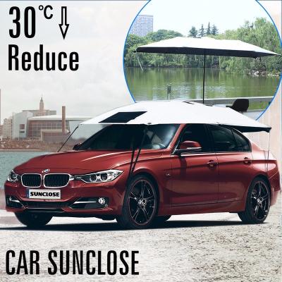 China SUNCLOSE Customized Special Modified Design Car Sun Shade Car Umbrella Car Tent for sale