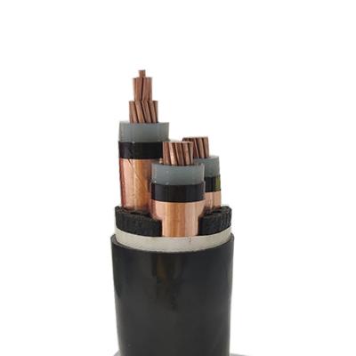 China Building& 3 Core UG Copper XLPE PVC150mm 150mm2 Industrial Armored Grounding Underground Power Cable for sale