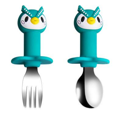 China BPA Free 100% Bpa Safe Wholesale Toddler Free Weaning Early Stage Feeding Soft Feeds Baby Silicone Spoon Infant Spoon for sale