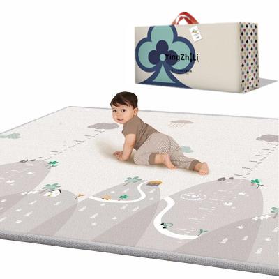 China Educational Soft Foldable and Washable Children's Play Rugs Toy Organizer Baby Kids Play Mat Toy Storage for sale