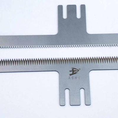 China Hotels Packaging Machine Parts Serrated Plastic Bag Cutting Knife for sale