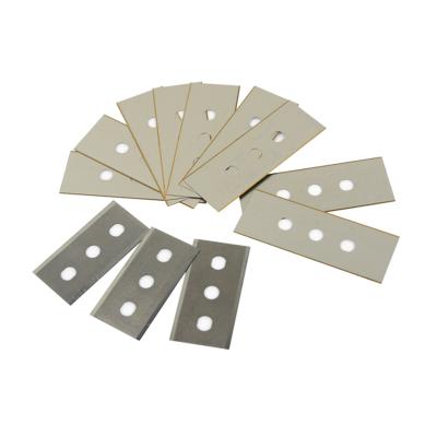 China Thin Layer Tungsten Carbide Non-variable Cut Three Hole Blade for sale