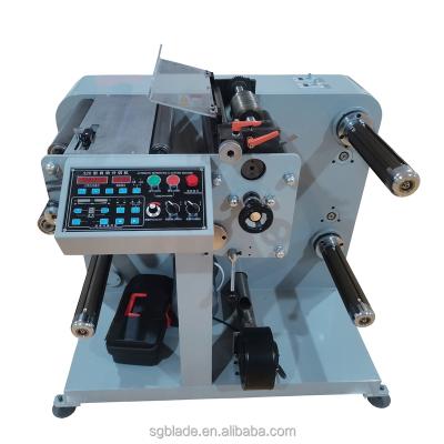 China Small Industrial Food Film Cutting And Rewinding Paper Tape Slitting Machine for sale