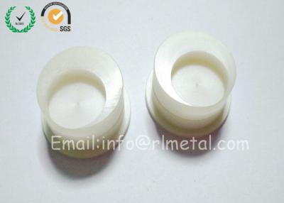 China OEM CNC Machining Part White  Round Plastic Bushing Spare Parts  For Medical Equipment for sale