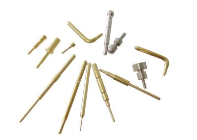 China Customized Precision Brass Mini Linear Pins Telecommunication Parts For Monitor / Phone / PC for sale