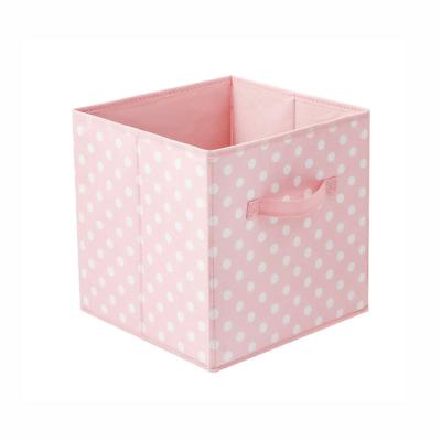 China Polka Dot Fabric Drawer Wardrobe Organizer for sale