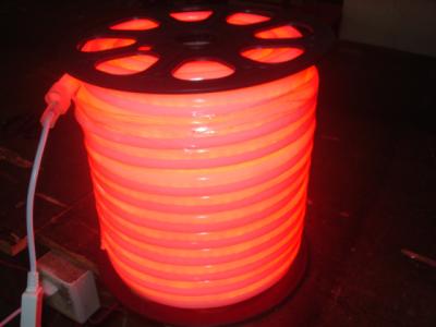 China High Brightness CRI 80 240V IP67 Red LED Neon Rope Light Flex Tube 16X 27mm for sale