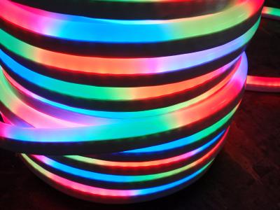 China High Efficiency IP65 Waterproof PVC 12V RGB Flexible Neon Rope Light 16X27mm for sale