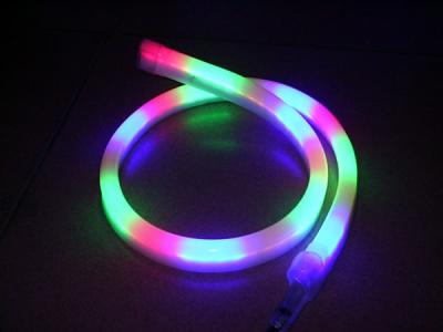 China Outdoor Decorative Flexible Neon Wire , 24 Volt Led Neon Rope Lighting for sale