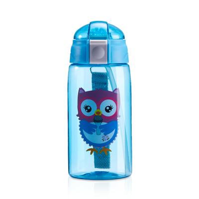 China Viable My Plastic Water Bottle 500ml Leak Proof Seal With Straw For Kids School Bottle for sale