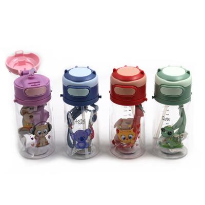 China Sustainable 550ml Kids Drink Water Bottle With Cartoon for sale