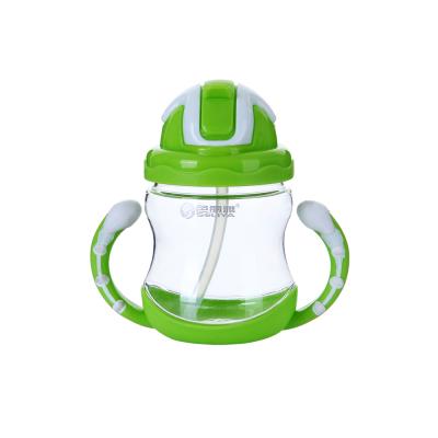 China 330ml 320ml Sustainable Doll Toddler Plastic Water Bottles With Handle for sale