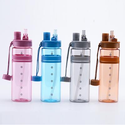 China High Quality Sustainable Gym Custom Sport Printing Plastic Water Bottle For Drinking for sale