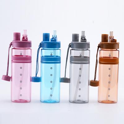 China Customized sustainable wholesale hard plastic label bpa free water bottle for sale