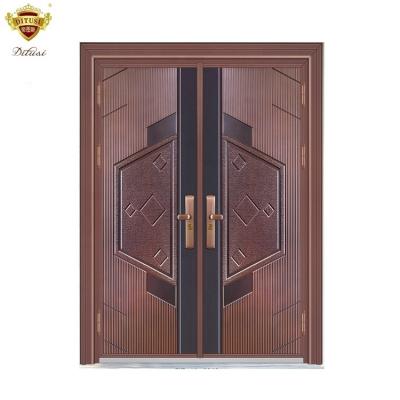 China DITUSI turkey style modern steel armored villa entrance door security steel door HL-2043 for sale