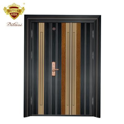 China High Quality Korean Price Outward or Inward Opening Factory Price Style Main Entrance Stainless Steel Frame Hotel Door/Stainless Steel Door for sale