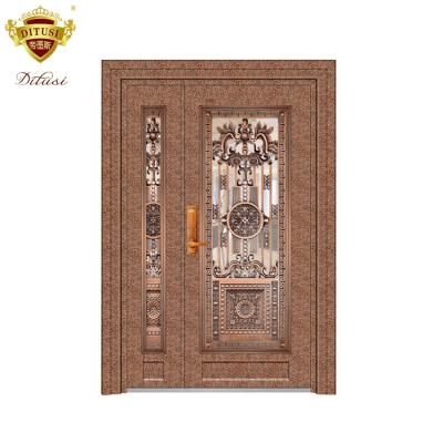 China Excellent Quality Front Swing Entrance Door Design For Apartment HL-9122 for sale