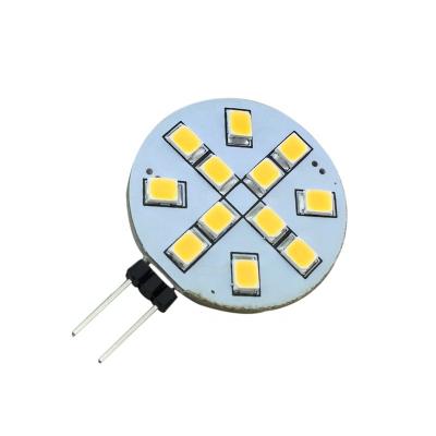 China residential rohs 12pcs 2835 SMD 2600-2800K warm white 2w dimmable CE ra80 g4 led 12v for sale