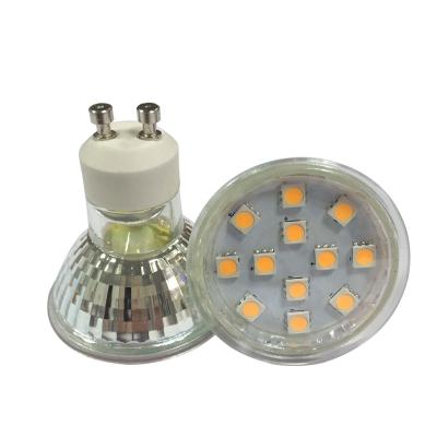 China EUROPEAN 2w ra80 12smd 5050 glass bulb 12v led gu10 bulb/gu10 led led gu10 for sale