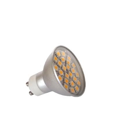 China Hotel ERP Able Directive New No Flickering Ra80 24 smd 12v 24v 220v 3.5w 380lm High Power Spot Light 5050 Led GU 10 Spotlight for sale