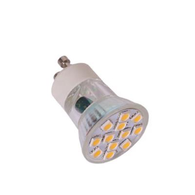 China Ra80 modern high quality glass housing 12v 24v 230v 35mm 2w gu10 led bulb mini gu10 led 35mm gu10 for sale