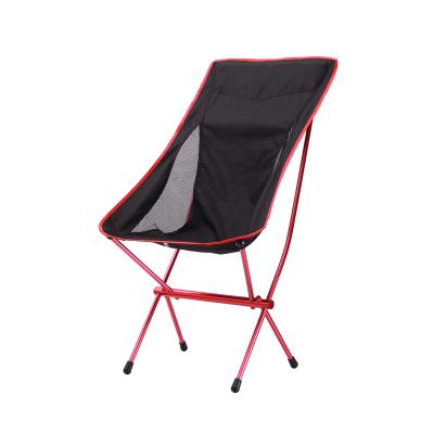 China Easy-Carrying Most Moon Chair Funded Portable Camping Step Up Bulk Back Folding Chair Aircraft Grade Aluminum for sale