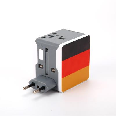 China Commercial 2013 LONGRICH New Product Plug Outlet German USB Travel Adapter for sale