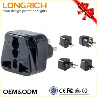 China Multiple uses UK adapter power 2 round-pin plug, single conversion travel adapter for sale