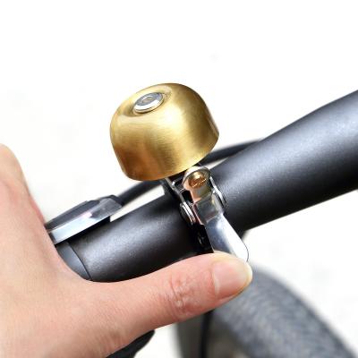 China For Classic Bicycle Bell Copper Alloy Bicycle Mountain Cycle Bike Bell with Nice Tone Road Bike Mountain Bike Loud Bell for Kids Adults for sale