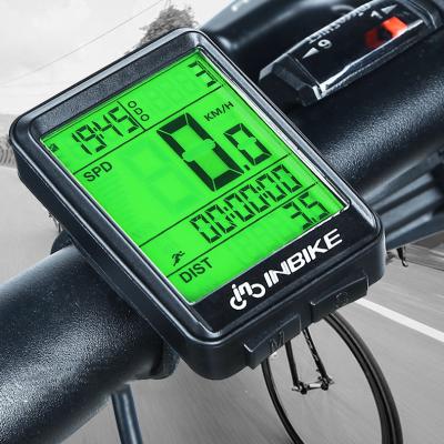 China Bicycles Waterproof Mountain Road Bicycle Computer Wireless Stopwatch Backlight LED Digital Bike Speedometer for sale