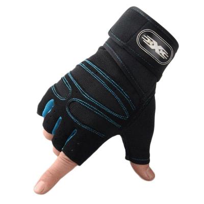 China Cycling Non-slip Cycling Motorcycle Knit Gloves Half Finger Fitness Sports Gloves For Riding For Gym Training for sale