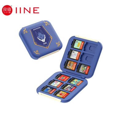 China IINE Game Card Storage Protective Case For Nintendo Switch, 12pcs Storage Card Shell Game Card Cartridge Hard Outdoor Waterproof for sale