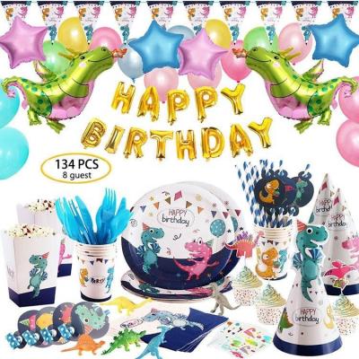 China Add Surprise and Fun to Your Dinosaur Party Decorations Roar Birthday Supplies Banner Foil Balloons for Boys Girls Decorations Kids Foil Green Jungle T10 for sale