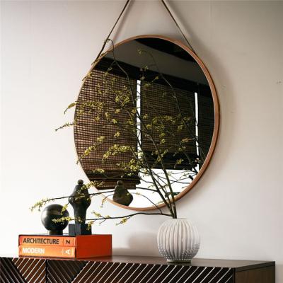 China CLASSIC Superior Turned Factory Direct Sale Customized Circle Gold Frame Wall Hung Mirror Mirrors For Home Decoration for sale