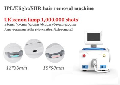 China Portable Opt Elight Rf Laser Machine Humanized Bending Design Better Cooling for sale