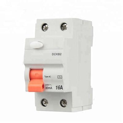 China CA actual residual DCKB 30ma 16a 2p RCCB 4 postes de Mini Circuit Breaker Type en venta