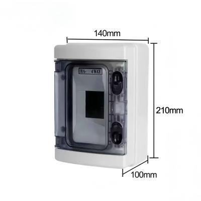 China ABS Plastic 4 Way Junction Box HA4 IP65 Outdoor Electrical Enclosure Waterproof Box for sale