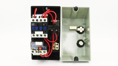 China 18A 3 Phase Start Stop Switch SE1 220V 380V Plastic Silver Copper for sale