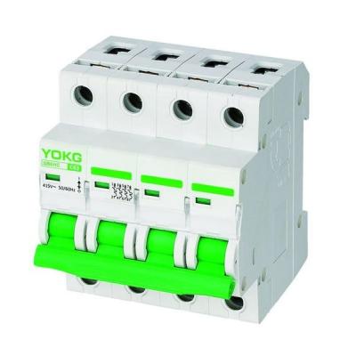 China CE RoHs 2 Pole Miniature Circuit Breaker 63 Amp Din Rail MCB for sale