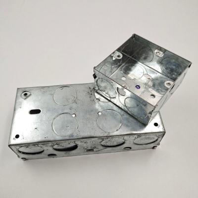 China A caixa padrão IP65 do soquete do interruptor das BS galvanizou 3X6 de aço 3X3 à venda