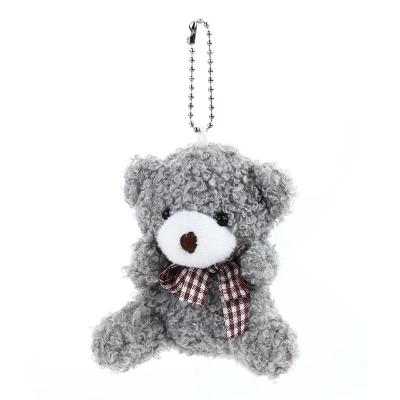 China Custom Plush Toy Bear Plush Mini Plush Backpack Key Chain Clip with Key Chain Doll Peluches Teddy Bear Key Chain for sale