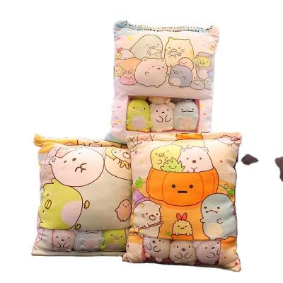 China Home Decoration Bag A 8pcs Bio Sumikko Gurashi Plush Toy Japanese Animation Soft Corner Creature Pillow Cartoon Doll Kid Children Gift for sale